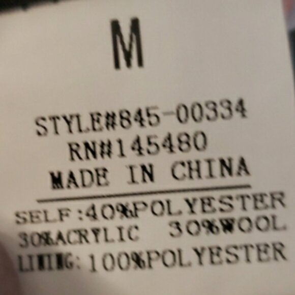 Anthropologie Mo: Vint Tweed Wrap Dress Oatmeal Black V Neckline Size Medium - Picture 6 of 10